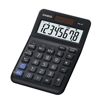 Calculadora Secretária Casio MS8F 8 Dígitos